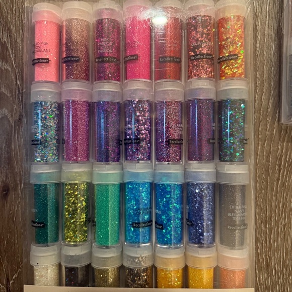Recollections Glitter Tubes - Assorted Colors Set - Picture 3 of 4